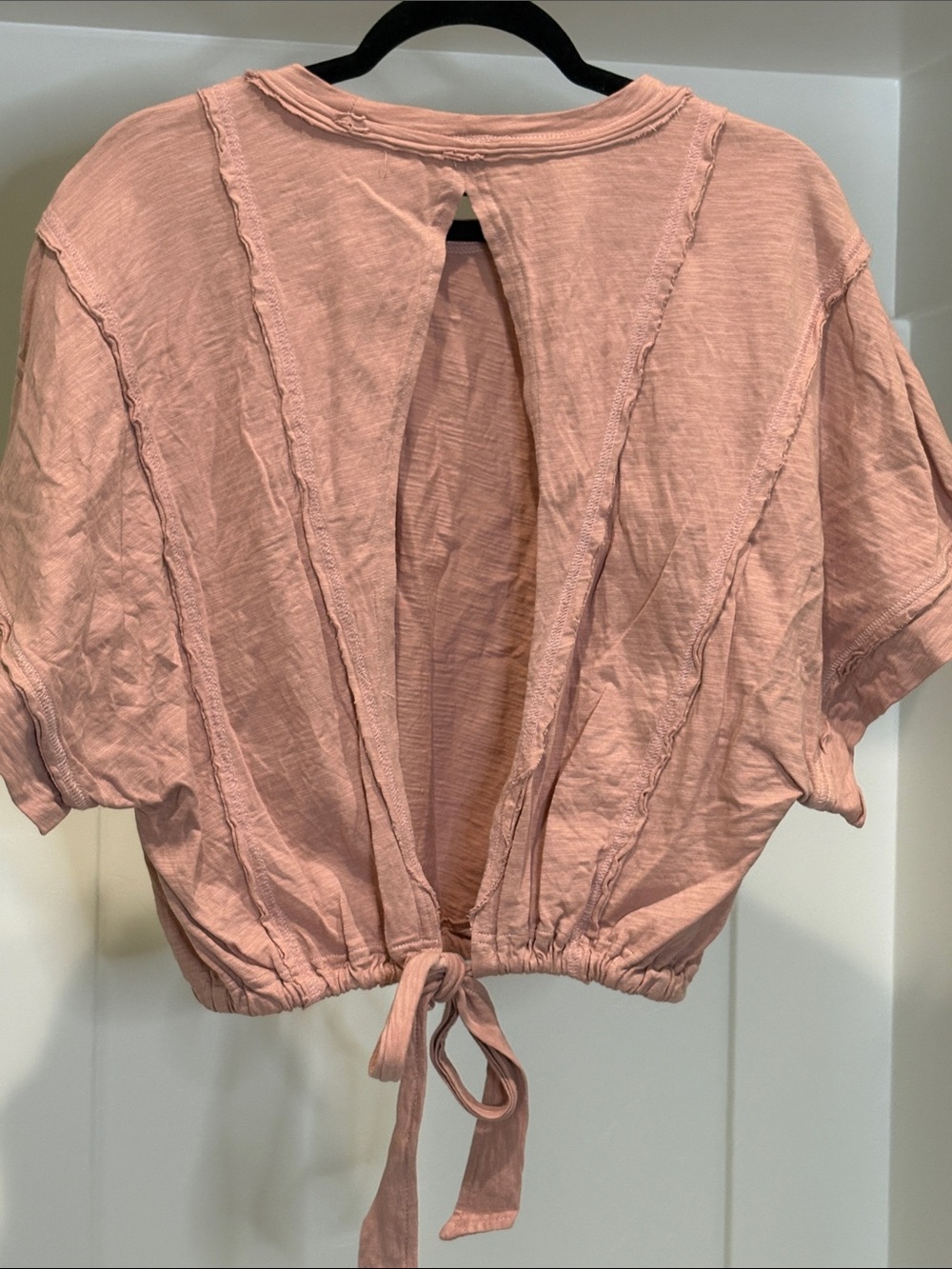 Women's Tie-Back Short Sleeve Top